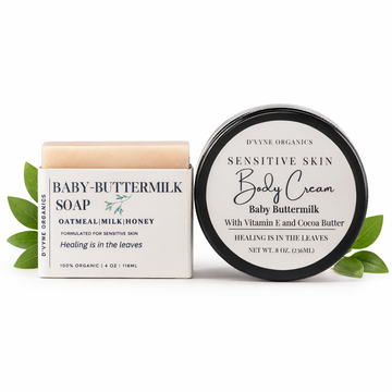 Baby Buttermilk Soap and Body Cream Bundle