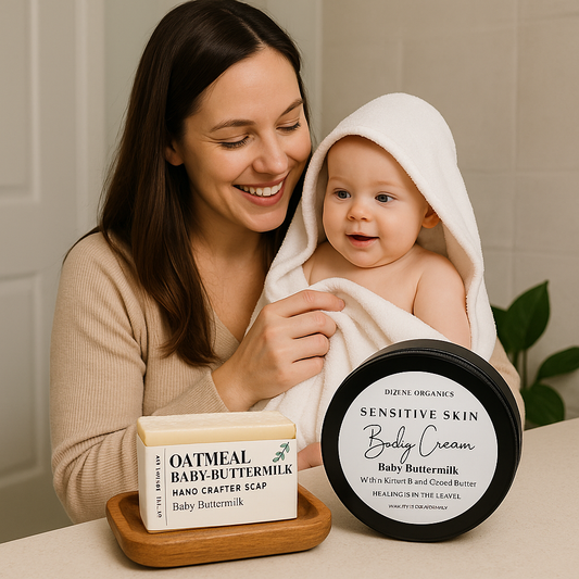 Baby Buttermilk Soap and Body Cream Bundle